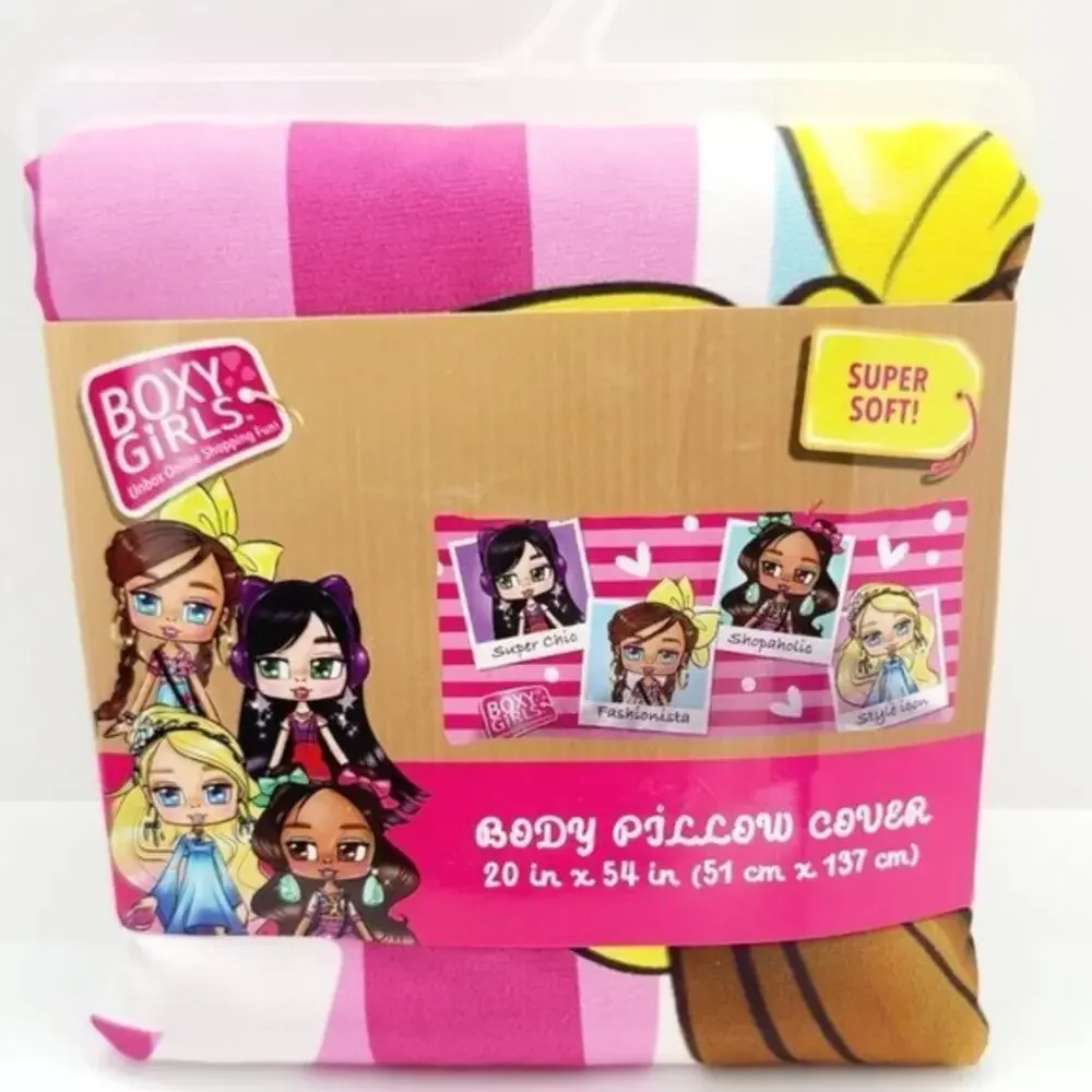 Boxy Girls Body Pillow Case‎ Supersoft 20